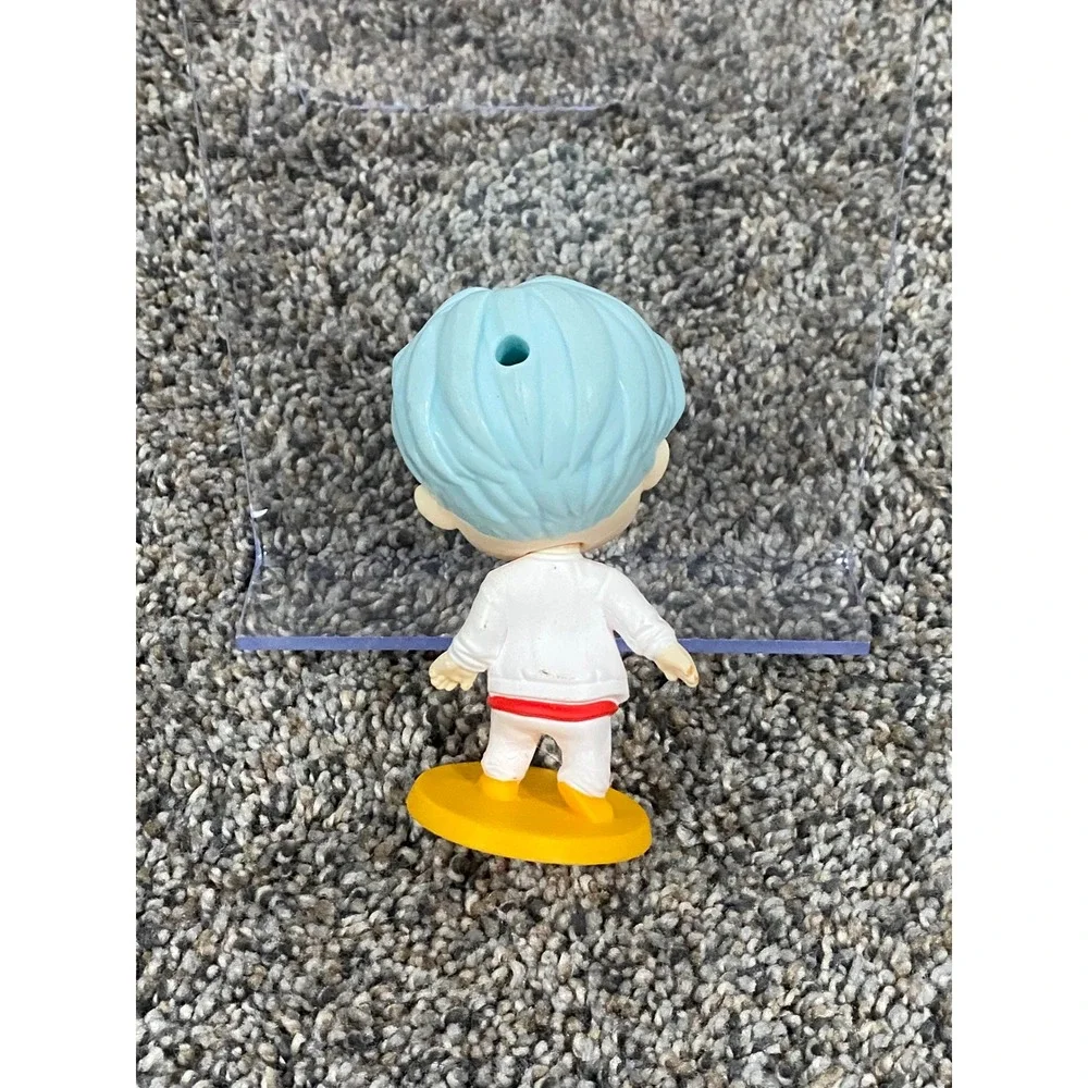 Figure BTS TinyTAN Suga McDonald's Blue White Excellent K-Pop Collectible OS